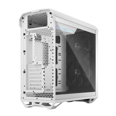 Fractal Design | Torrent Compact TG Clear Tint | Side window | White | Power supply included | ATX - 5